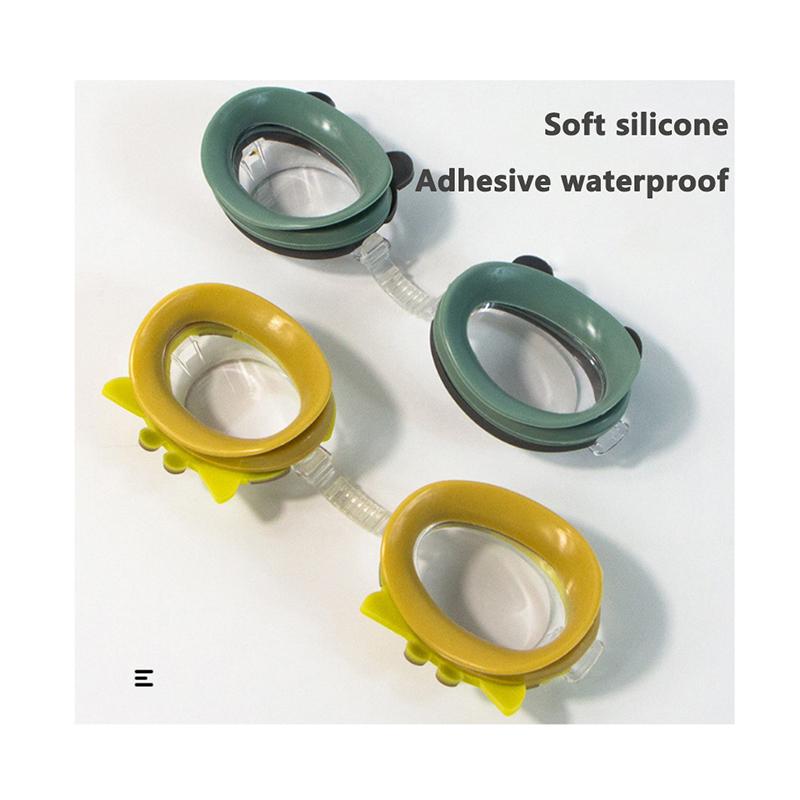 Очки для плавания детские мультяшные милые HD водонепроницаемые противотуманные очки для плавания регулируемый зеркальный ремешок водные спортивные красочные очки