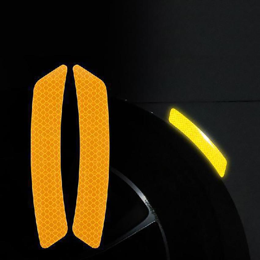 10 шт./компл. светоотражающая наклейка на автомобиль, предупреждающая лента, безопасность для Geely Atlas Pro 208 Gti Kia Stinger Jetta Volkswagen