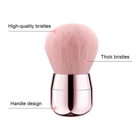 Yousheng Nail Art Dusting Brush with Handle Nail Art Dust Powder Remover Cleaner Kabuki Brush Multi-purpose Loose Power Foundations Blush Makeup Brush