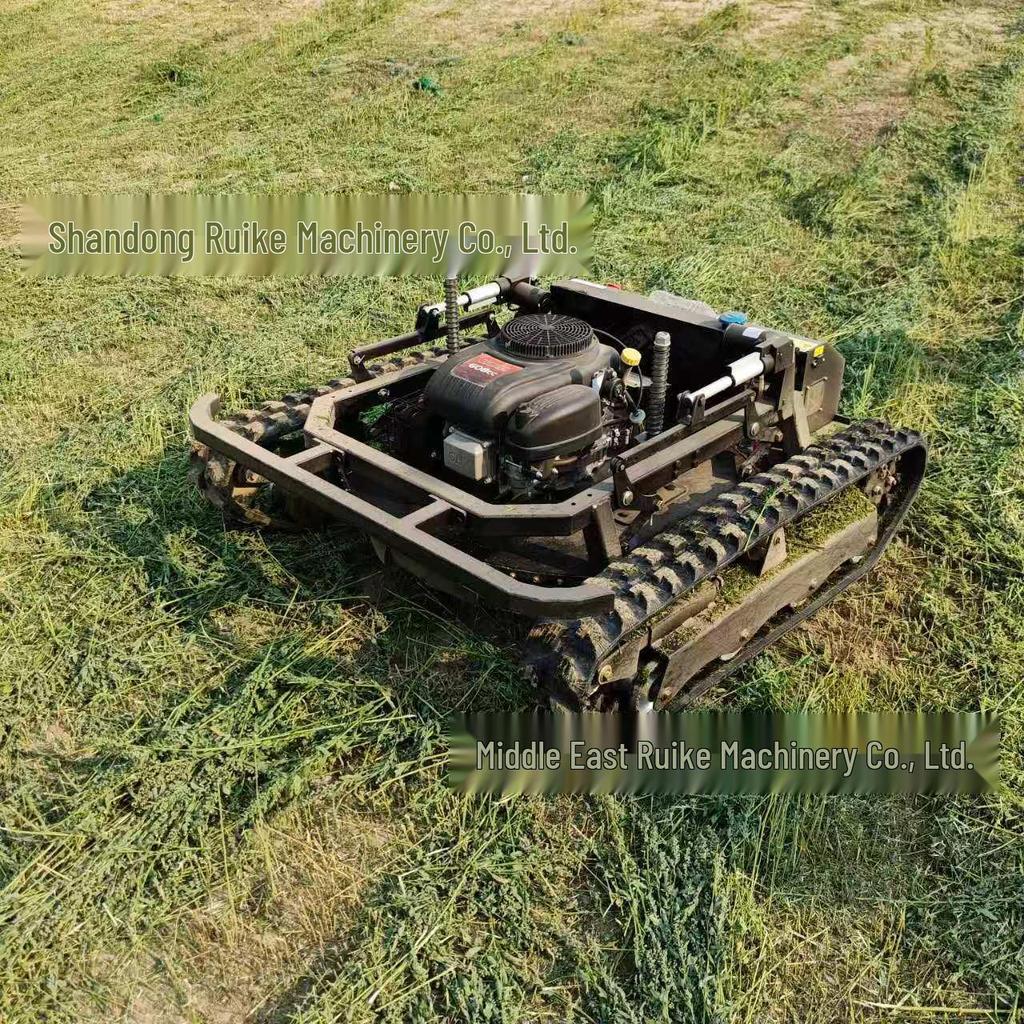 Remote Control Crawler Mower for Vietnam: Agricultural Lawn Mulching & Weeding Robot