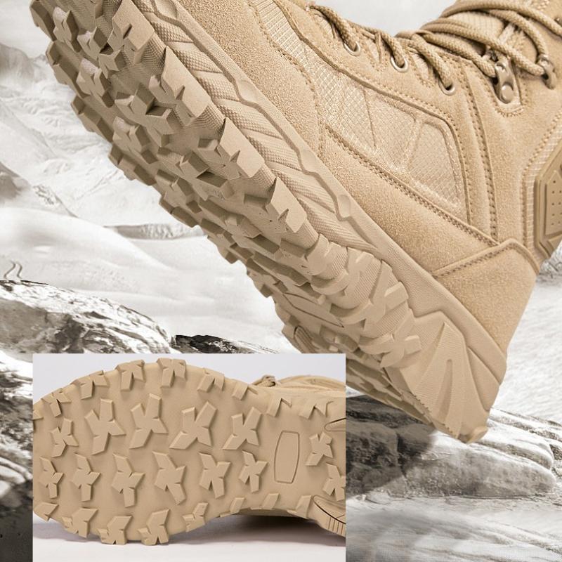 Мужские скальные туфли Тактические ботинки Водонепроницаемые Военные Высокого качества Мотоциклетные Охотничьи Походные Дышащие ботинки