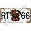 Route 66 металлический знак жесть жесть пластина жесть знак старинный мотоцикл автомобиль металлический плакат настенный декор для гаража бар паб мото клуб
