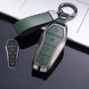 Leather Car Key Case Cover Remote Fob Holder Metal Keychain for BYD Song Plus Atto 3 Han EV Tang DM Qin Seal Dolphin Accessories