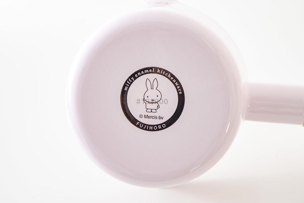 Эмалированная кастрюля Fuji Miffy Pastel Milk для индукционных плит, 12 см, Посуда, Розовая, Подарок,