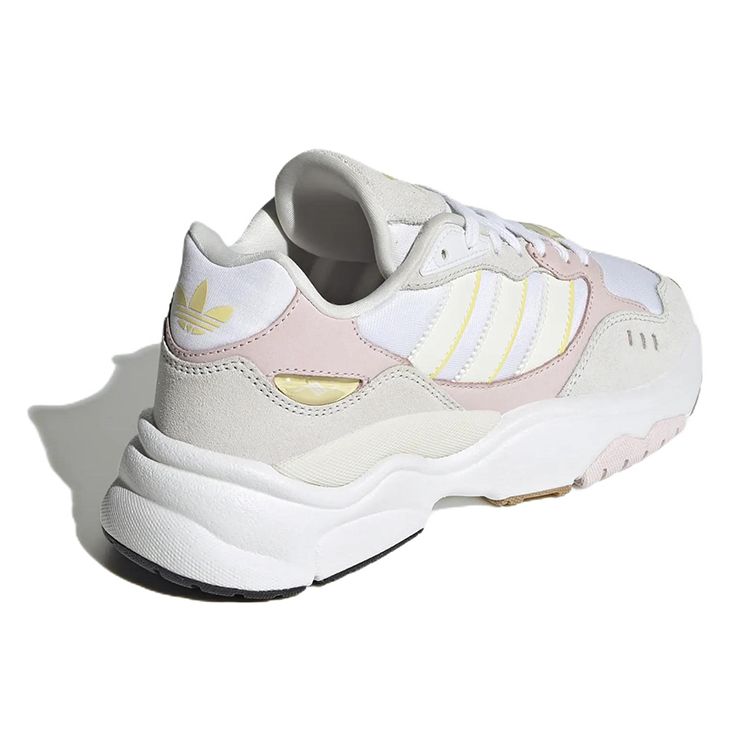 Adidas Retropy F90 Белые Почти Розовые Женские Кроссовки Cloud-White Off-White HP8045