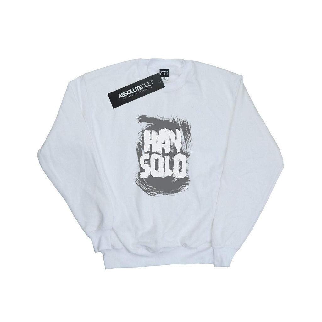 Star Wars Mens Han Solo Text Sweatshirt