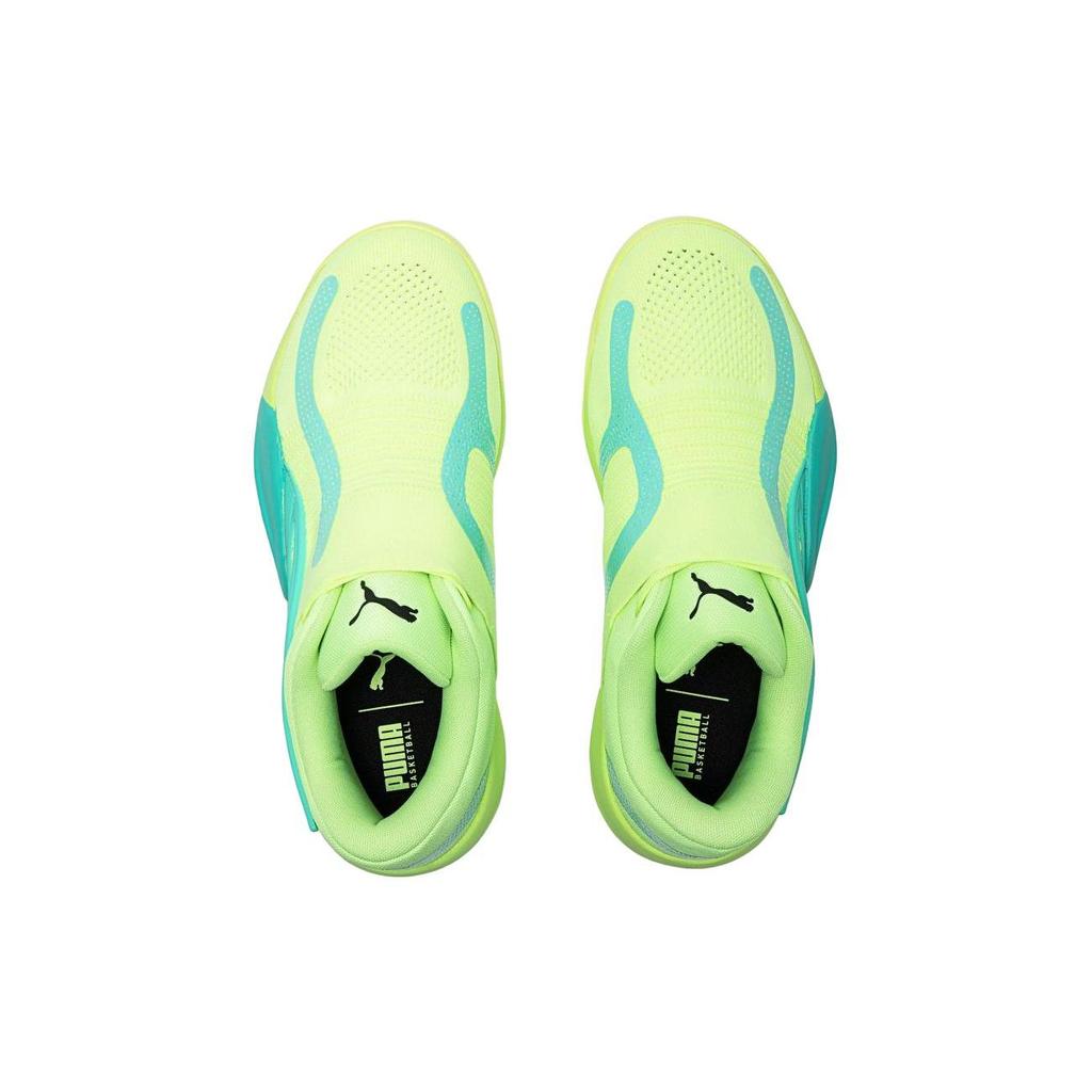 Puma Rise Nitro Fast Yellow Men Sneakers Green Electric-Peppermint 377012-13
