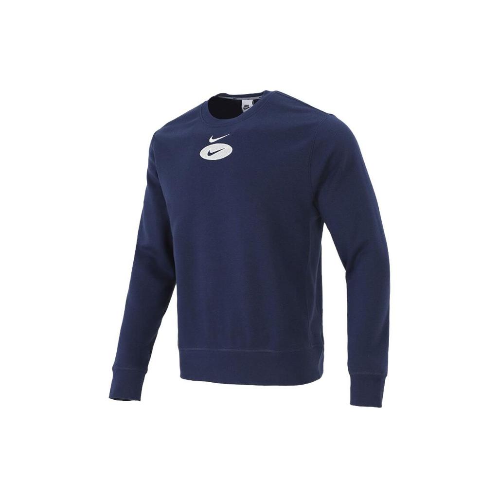 Nike Толстовки Мужские Синие С Круглым Вырезом Утепленные Другие DM5461-410
