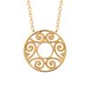 [R7721] - Gold Plated 'Cléopatra' Necklace - 18 Mm