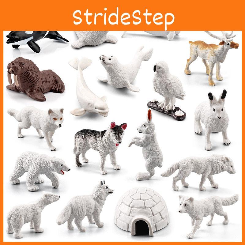 Impressive Arctic Animal Miniatures Including Walrus Beluga Seal For Educational Play