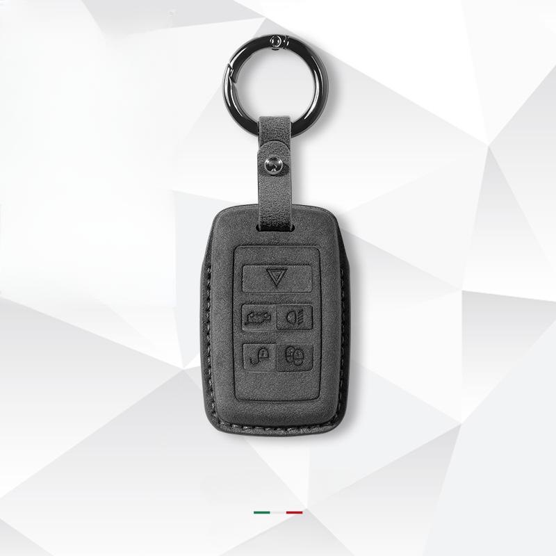 Чехол-кошелек из замши для автомобильного ключа Land Rover Range Rover Sport Velar Evoque Freelander2 Discovery Jaguar Xfl Xf Xj Xjl Xe Xel
