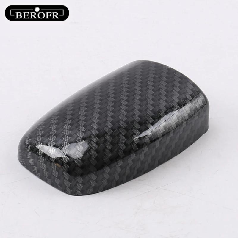 For Trumpchi GS8 2017-2020 Car Interior Gear Shift Head Decorative Cover ABS Shift head cover Carbon fibre