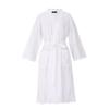 Spring-Summer Waffle Bathrobe: Unisex, Lightweight, 3/4 Sleeves, Korean Style, Absorbent