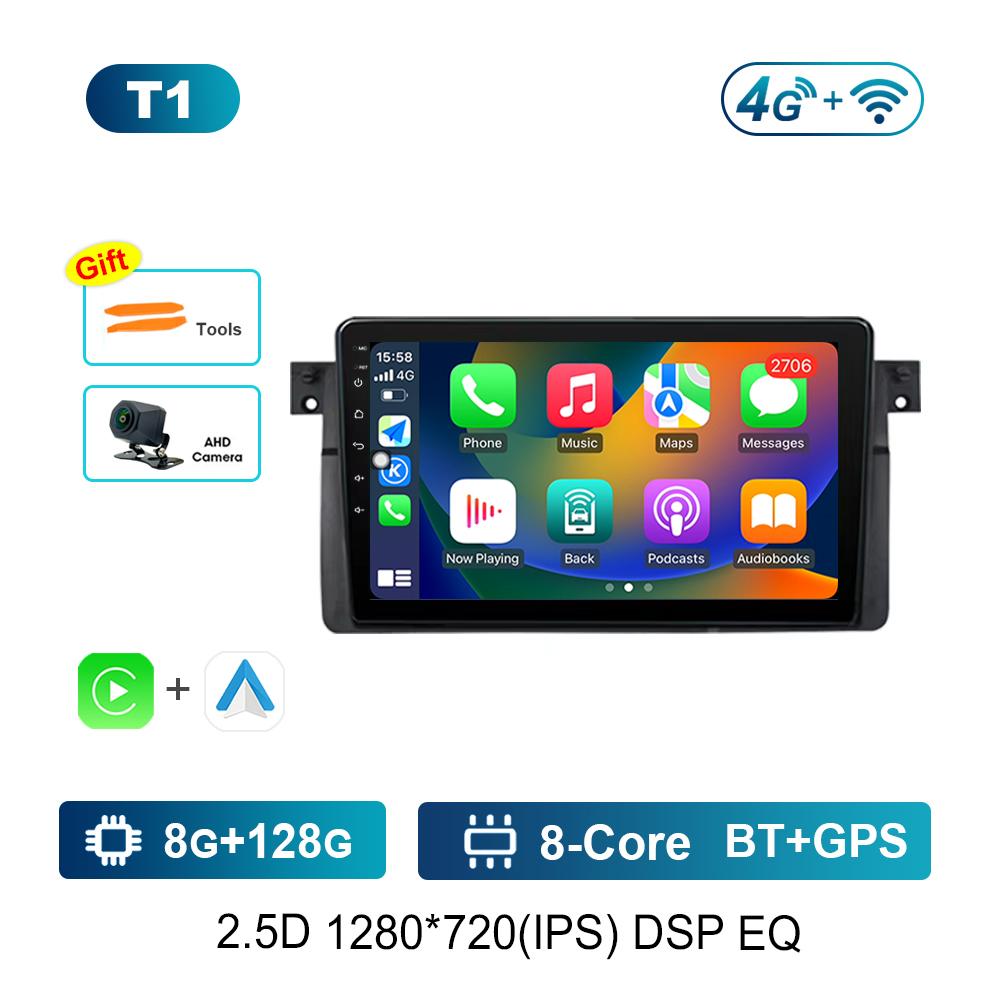 Android Car Radio Multimedia Video Player для BMW E46 M3 318/320/325/330/335 Bluetooth GPS навигация WiFi HD сенсорный экран