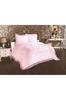 Lalezar Комплект покрывала из синели, покрывало 235x250 с наволочкой, жаккардовая ткань, полный размер, двойной размер розовый