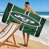 Пляжное полотенце с принтом New York Jets, большое, мягкое, быстросохнущее, для пляжа, кемпинга, плавания
