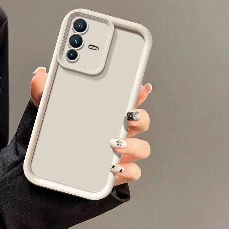 Для vivo V23 Чехол VIVO V23 5G Чехол для телефона vivo v23 Защита от падений Роскошный Конфетный Матовый Мягкий Чехол