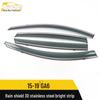 3D Stainless Steel Rain Guards for 2015-2019 Trumpchi GA6 - Deflector Trim Accessories