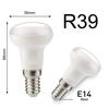 6pcs R39 LED Bulb No Flicker AC85-220V E14 Base 5W Lampada for Home Lighting Energy Efficient Long Lifespan Easy Installation Desk Lamp Bulb
