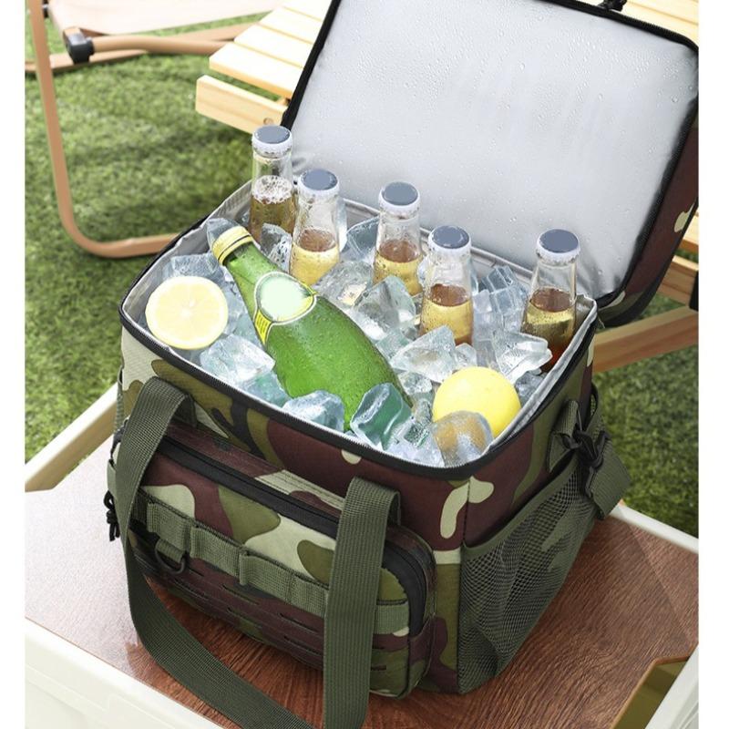 Double-layer incubator Outdoor large-capacity insulation bag Portable anti-leakage ice bag Going out camping picnic bag