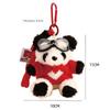 Украшение для рюкзака Брелок в виде медведя-пилота Мягкая игрушка Плюшевый брелок Плюшевая кукла-панда Пара Дети