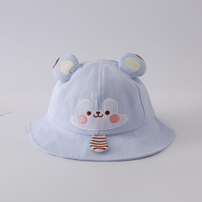 Cute Cartoon Tie Fisherman Hat For Baby Boys Girls Sun Protection Spring Summer