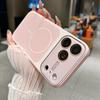 Оригинальный жидкий силикон для чехла MagSafe для iPhone 17 16 15 Pro Max 17Pro Магнитный Матовый Мягкий Ударопрочный Защитная крышка для объектива