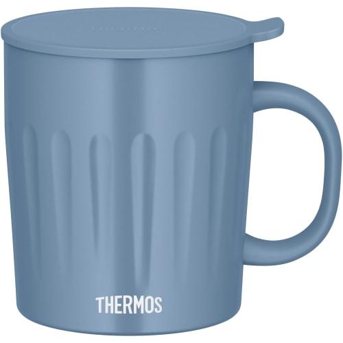 Thermos Термокружка JTA-550 SAX, 550 мл, Цвет «Морская синь», С тиснением, Большой объем, Можно мыть в посудомоечной машине, Идеально для супа