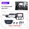Jeep Wrangler 2011-2017 Center Console Navigation Frame Kit for Android