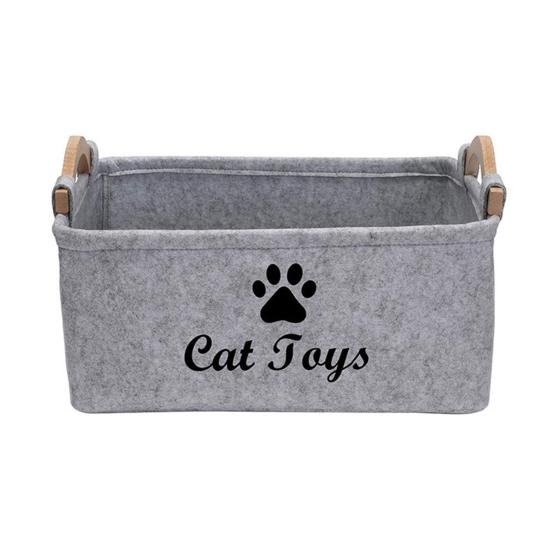 Ящик для хранения игрушек для домашних животных, легкий, гибкий, большой емкости, органайзер для хранения