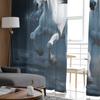 Лошадь Звездное небо Звезды Облака Небо Грива Прозрачные шторы для спальни гостиной Вуаль Оконные шторы Тюлевые шторы для детской комнаты