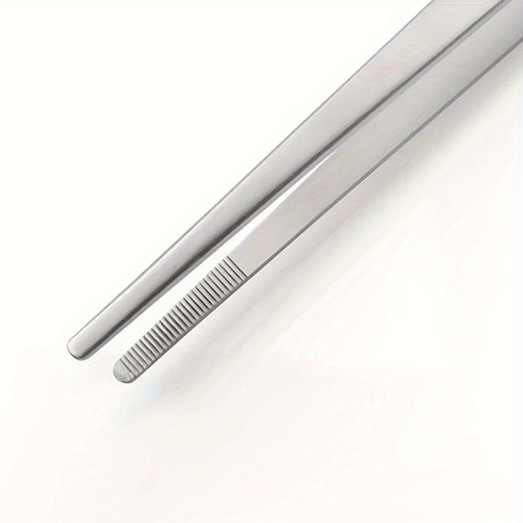 Кухонные щипцы Yousheng для приготовления пищи с мелкими зубцами, пинцеты для еды с длинной ручкой, щипцы для еды из нержавеющей стали для приготовления пасты, салата и барбекю