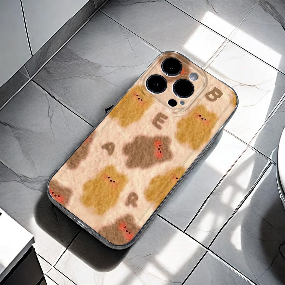 Чехол для телефона с алфавитом панды для IPhone 13 12 11 14 Pro Max Мягкий силиконовый противоударный чехол для IPhone X XS Max XR 15 7 8 Plus