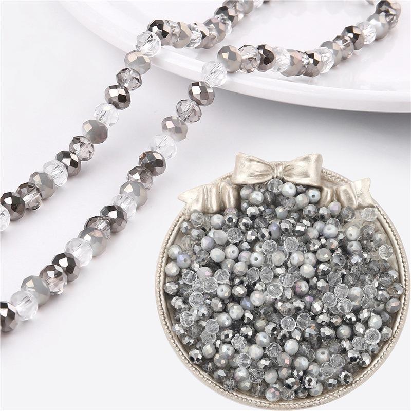 Home Party Supplies For Jewelry Making Beads Faceted Jewelry Accessories Bright DIY 100PCS/Lot Popular Glass Crystal Hot Sale High Quality Rondelle