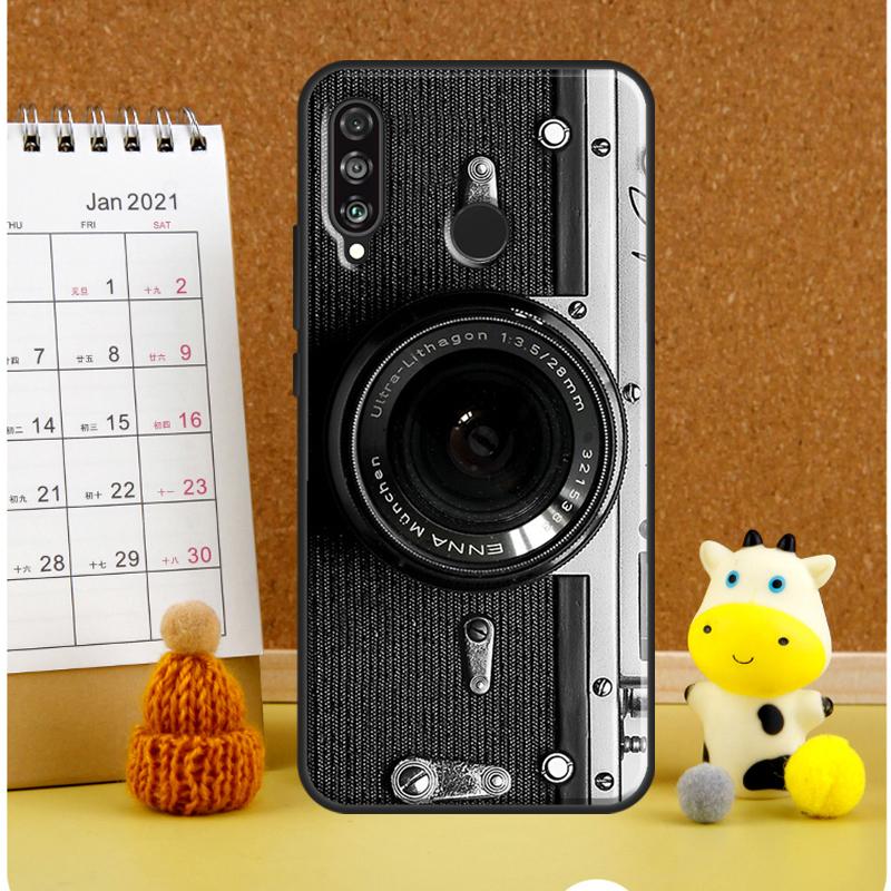 Ретро Камера Винтажная Для Huawei Nova 3i 7i 8i 11i 12i 9 10 SE Y60 Y61 Y70 Y72 Y73 Y90 Y91 P20 P30 P40 Lite Чехол