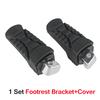 Motorcycle Footrest Rear Passenger Footpeg Rubber Cover Aluminum Foot Peg For BMW R1200GS ADV LC R1250GS Adventure 2018-2023