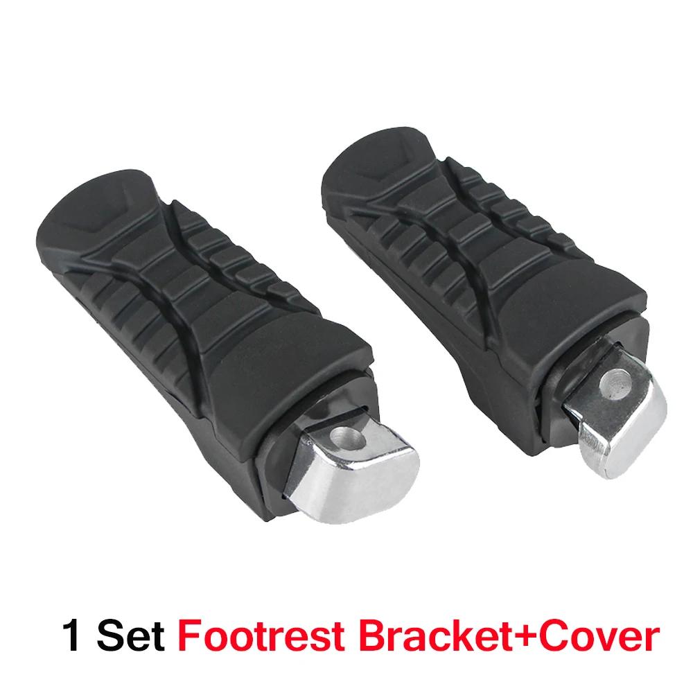 Motorcycle Footrest Rear Passenger Footpeg Rubber Cover Aluminum Foot Peg For BMW R1200GS ADV LC R1250GS Adventure 2018-2023