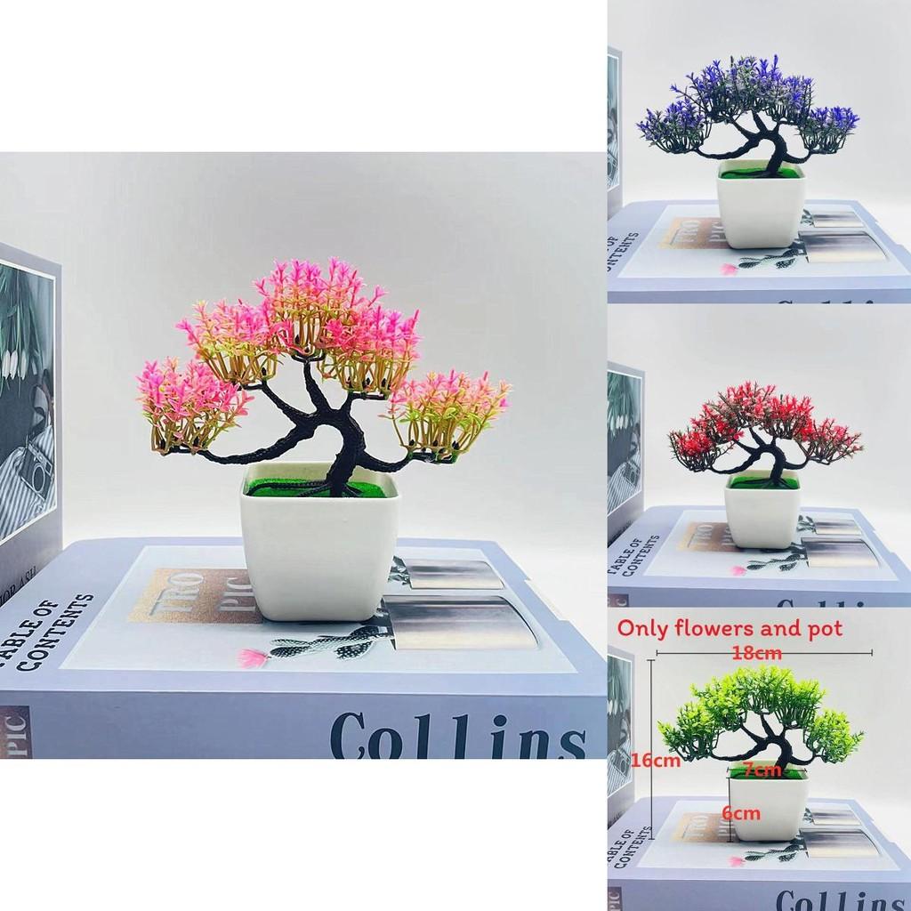 Искусственное дерево бонсай из пластика для домашнего декора, подарок, растительные поделки