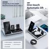 R11 4 in 1 Wireless Charger Qi Wireless Fast Charging Stand Replacement for iWatch Airpods Pro iPhone 12 13 Pro Samsung