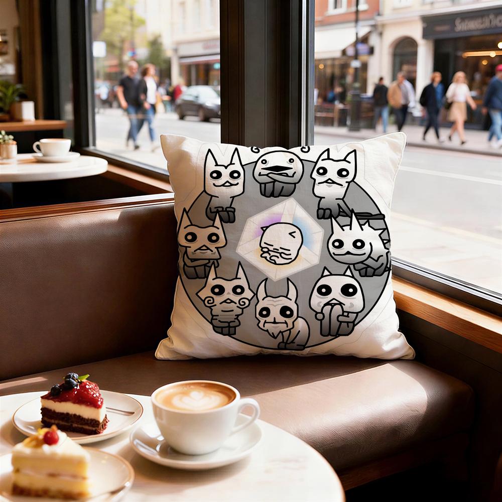 Game The Battle Cats Cushion Cover Decorative Cushions Covers Cover Sofa x Pillow  Piece x x Pillowcase