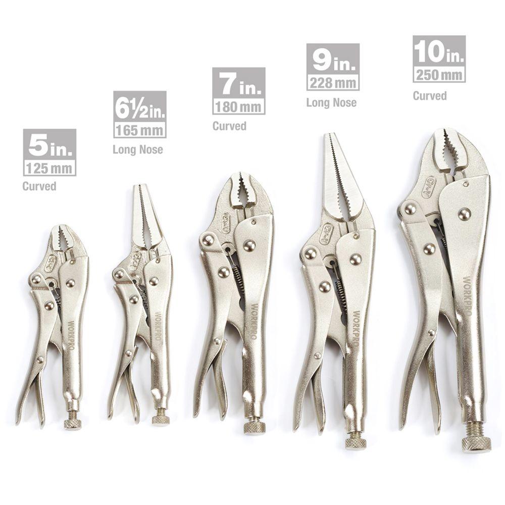 Hardware Multifunctional Clamp Tool Hand Tools Locking Pliers Curved Straight Jaw