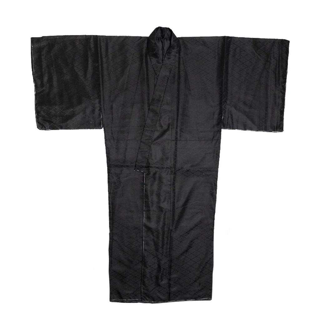 Haori Hakama Set Hakama Hakama Haori Kimono Family [KYOETSU] Men's (No Crest, Black, M)