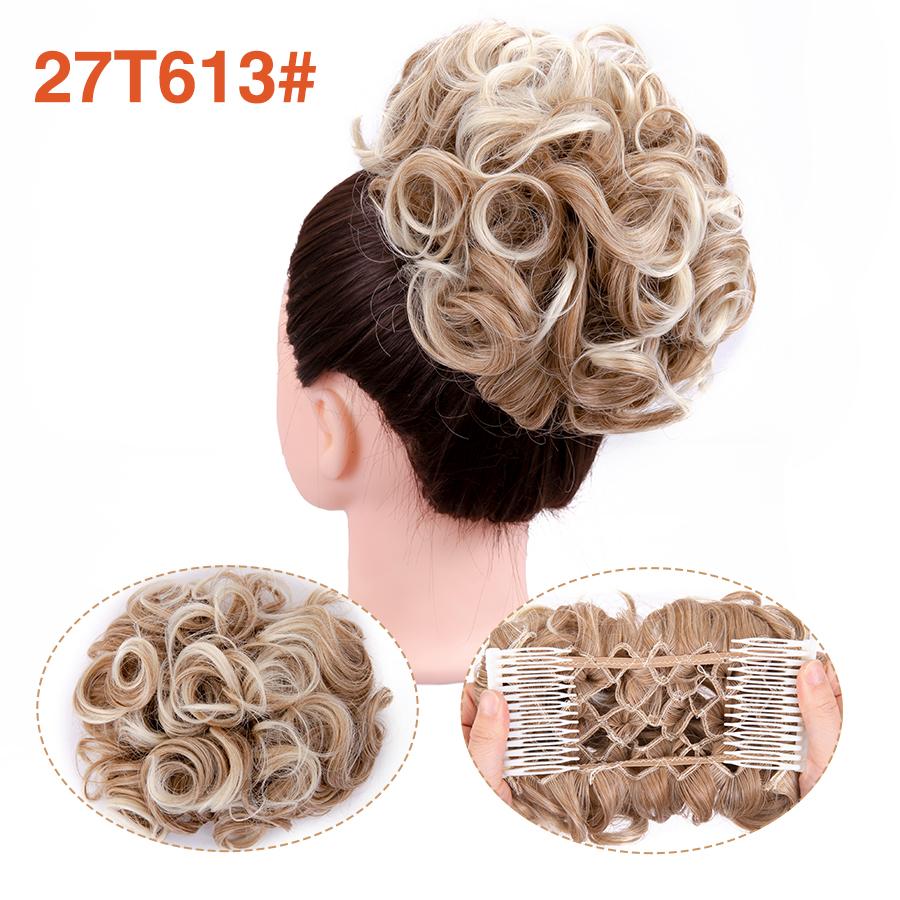 Грязная расческа на заколке для волос в виде пучка, 1 шт., взлохмаченная прическа, наращивание волос, пучок, вьющиеся шиньоны, резинки для волос для женщин и девочек