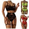 Ladies Strap Lace Crochet Cutout Teddy  Lingerie  Embroidery  Underwear