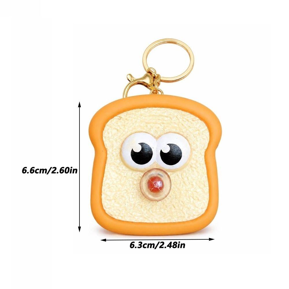Stress Relief Bubble Squeeze Keychain Dessert Shape Food Fidget Toy Decompression Toy Party Favors