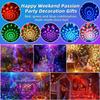LED Stage Disco Light Rotating DJ Ball Strobe Remote Sound Control Magic Dance Car RGB Christmas Gift Party Club Laser Show Lamp