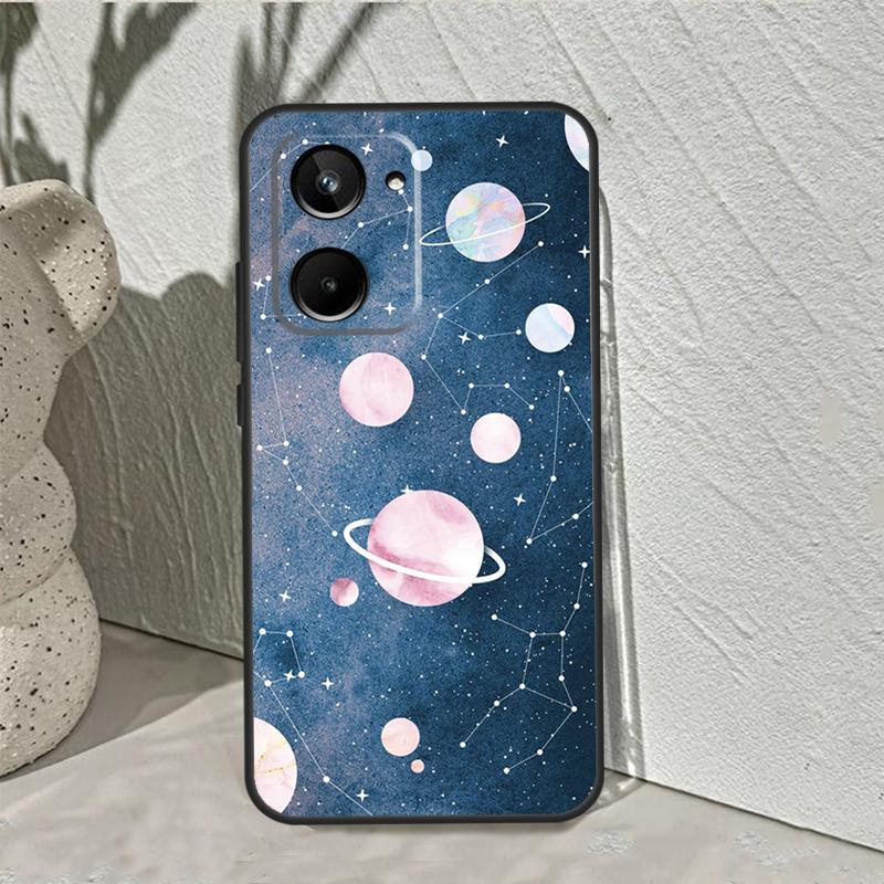 Чехол Космос Планета Звезда для Realme 8 9 11 10 Pro Plus C11 C15 C25s C21Y C30 C31 C33 C35 C53 C55 GT Neo 5 3T 2T