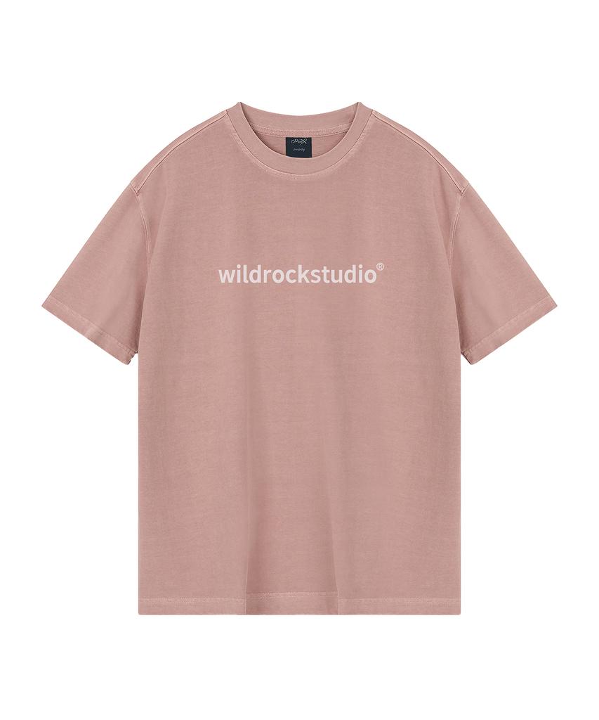WILDROCK Standard Logo Pigment Oversized Short Sleeve T-Shirt (Includes Cropped) (Type A)