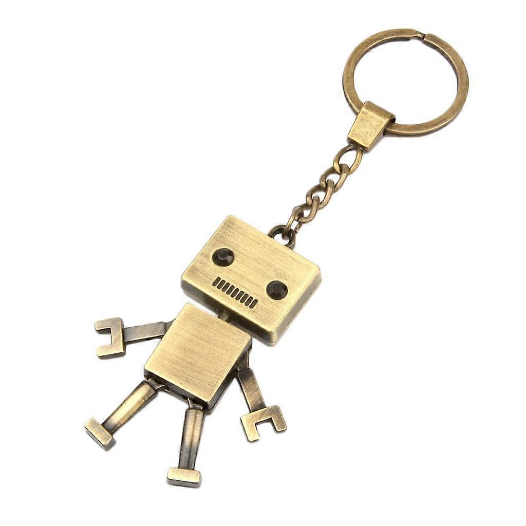 Retro style creative exquisite robot bag pendant key chain