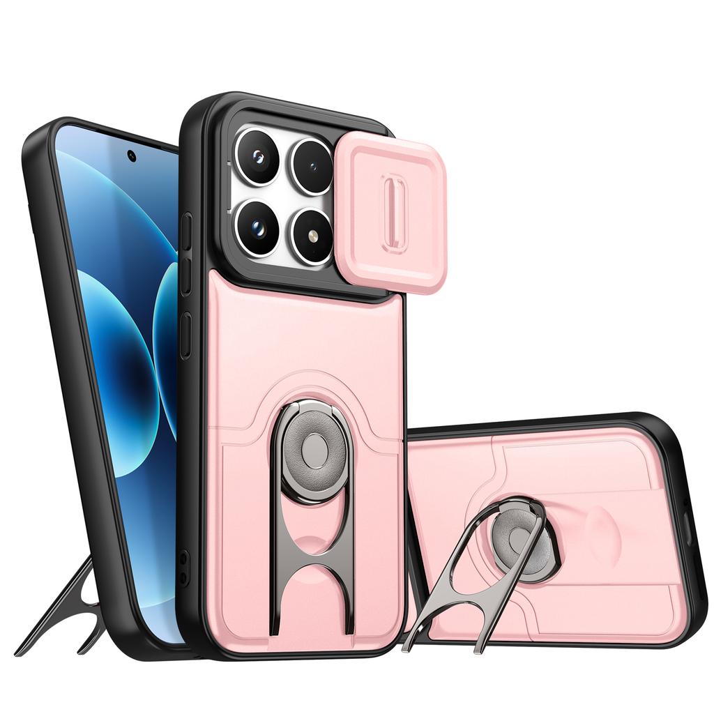 Чехол для Xiaomi Poco X6 Pro Чехол Poco F6 Pro Poco X6 Pro F6Pro Матовое ощущение Жесткий Военный Подставка Держатель Защита Чехлы для Телефона